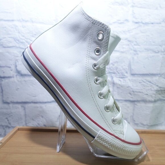 Chuck Taylor All Star Leather High Top White - Picture 11 of 12